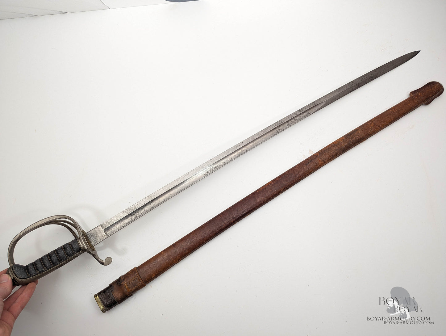 1821 Pattern Officer’s Sword Durham Royal Garrison Artillery (Heavy Battery) Owner’s Initials Sword