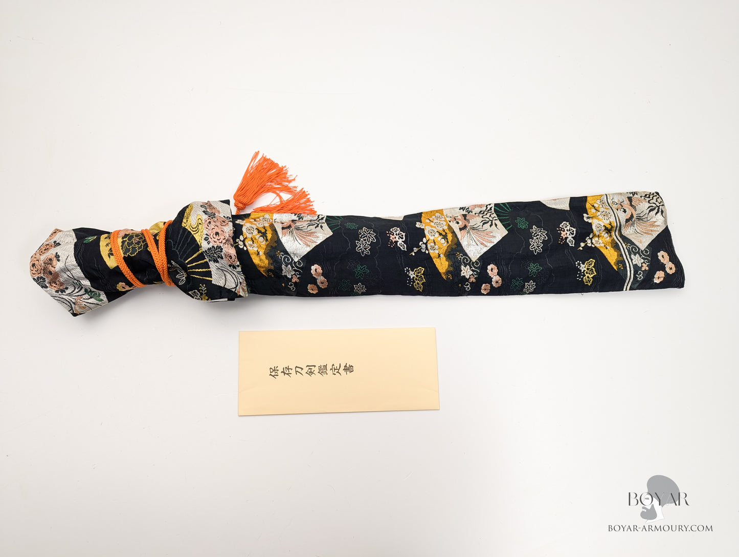 Japanese Sword with NBTHK Hozon Certificate, signed Izuminokami Fujiwara Nobuie