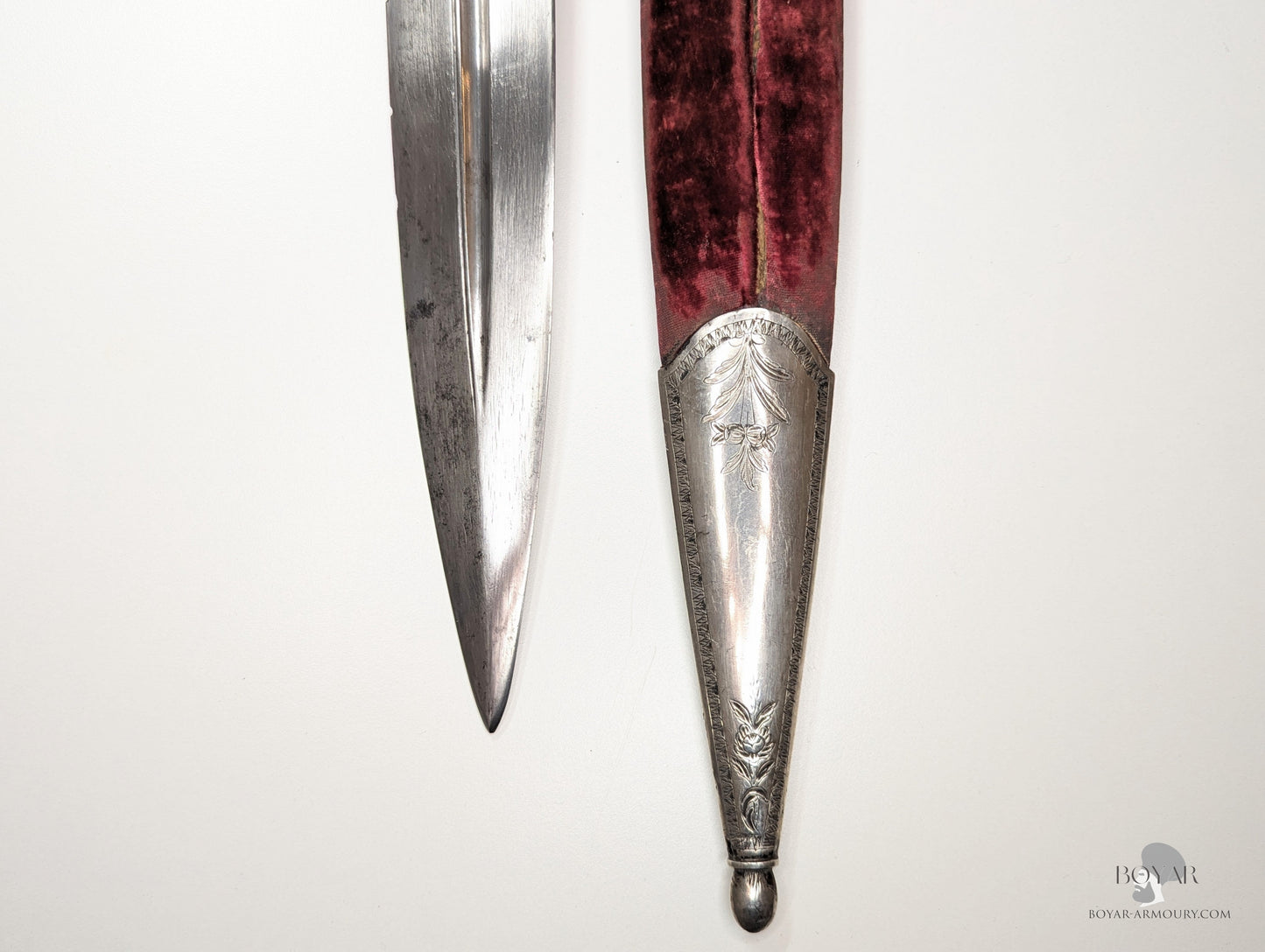 Armenian Kindjal Silver Mounted Sword