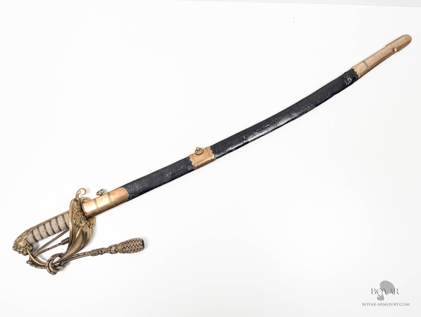 Early 1827 Pattern ’Pipeback’ Royal Navy Officer’s Sword Goodeve Portsmouth Sword
