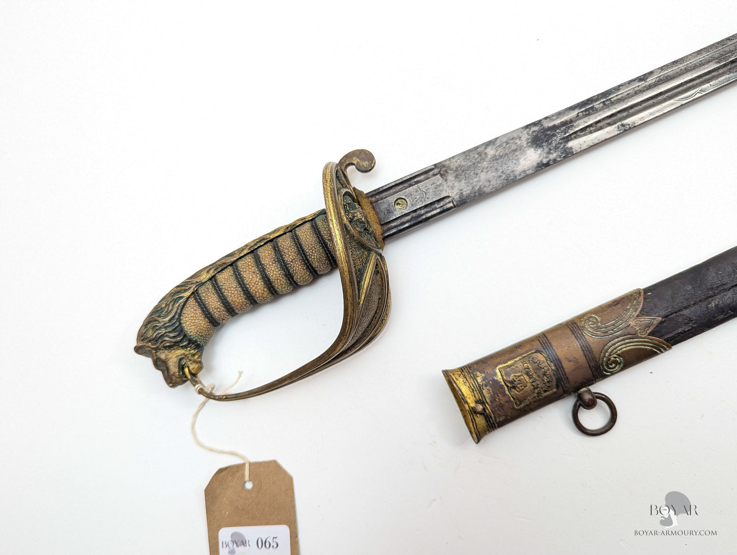 Scarce Victorian Scottish Claymore Blade Royal Navy Sword Sword