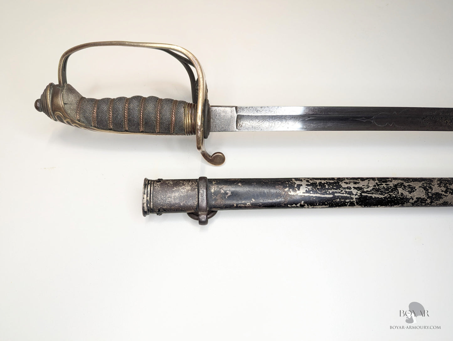 Victorian 1845 Pattern Piquet Weight Infantry Officers Sword By Mole Birmingham