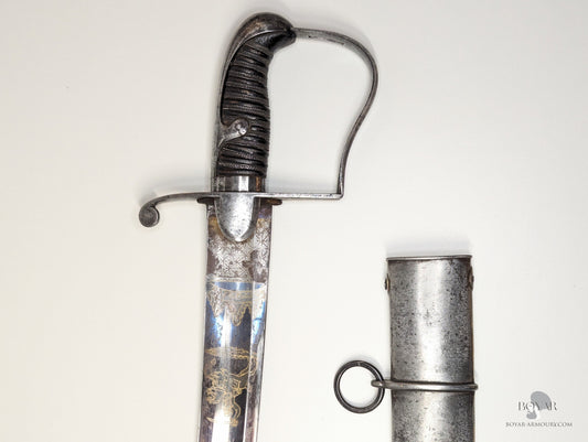 1796 Pattern Light Cavalry Officer’s Blue & Gilt Sabre By Osborn Sword