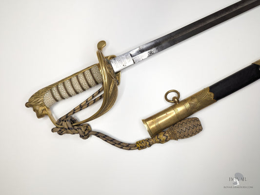 1827 Pattern Named Royal Navy Officer’s Sword Elizabeth Ii