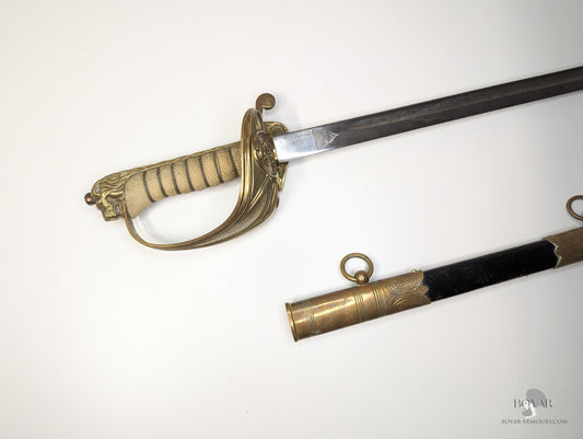 1827 Pattern Royal Navy Named Ww2 Veteran Officer’s Sword
