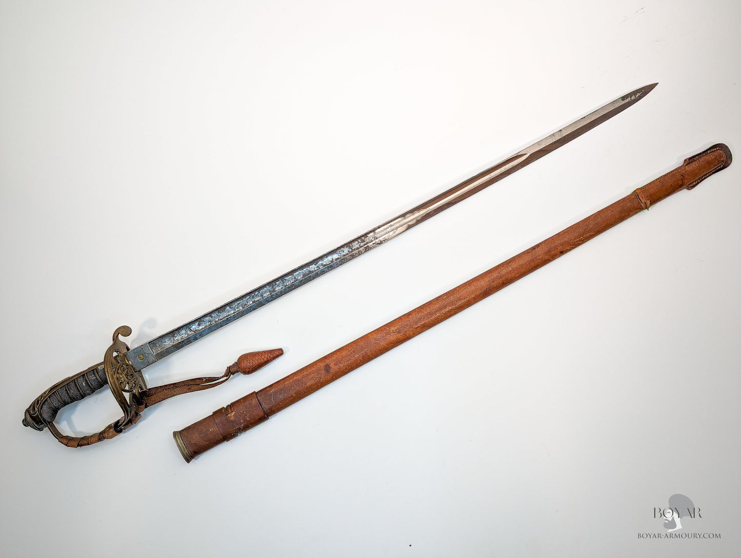 1845 Pattern Victorian Infantry Officer’s Sword With Initials