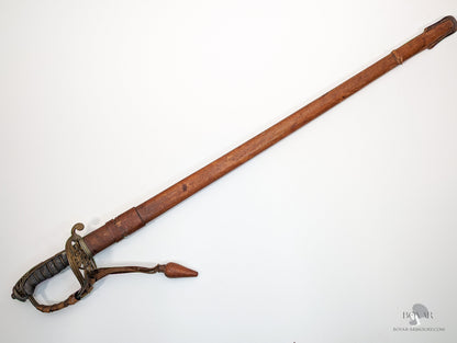 1845 Pattern Victorian Infantry Officer’s Sword With Initials