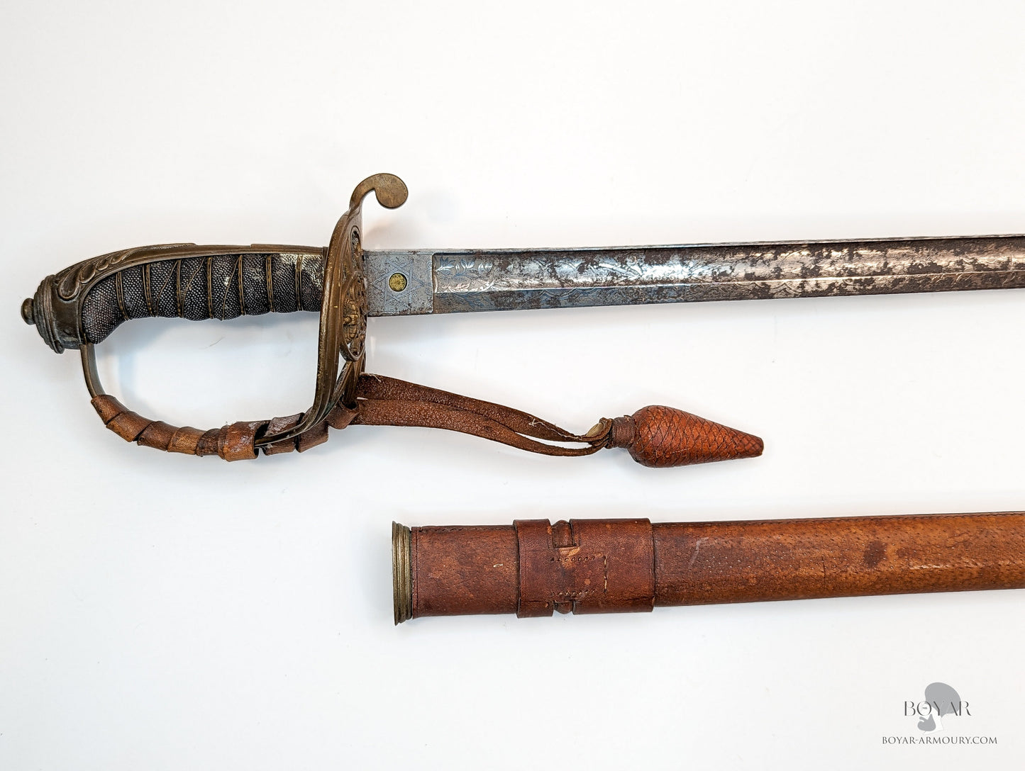 1845 Pattern Victorian Infantry Officer’s Sword With Initials