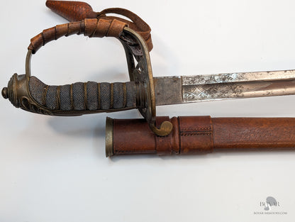 1845 Pattern Victorian Infantry Officer’s Sword With Initials