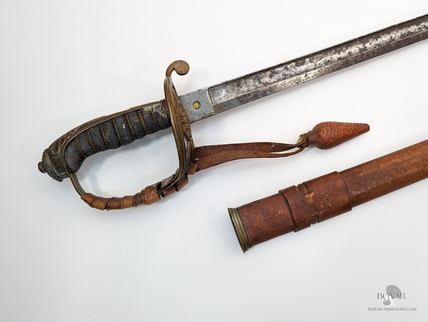 1845 Pattern Victorian Infantry Officer’s Sword With Initials