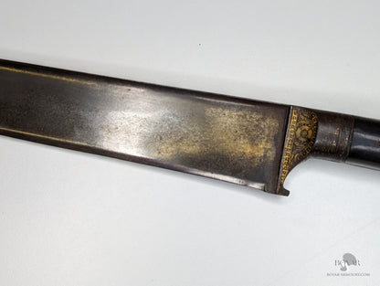 18Th Century Wootz Khyber / Pesh Kabz Gold Koftgari Sword