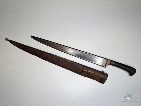 18Th Century Wootz Khyber / Pesh Kabz Gold Koftgari Sword