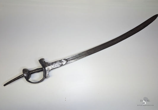 19Th Century Indian Basket Hilt Tulwar Sword