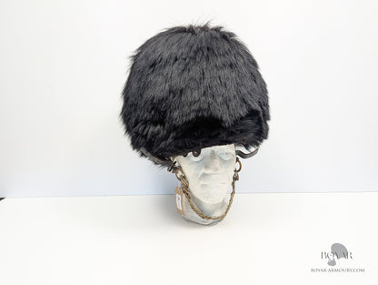 Victorian Bearskin Guards Hat Marked VR 1885