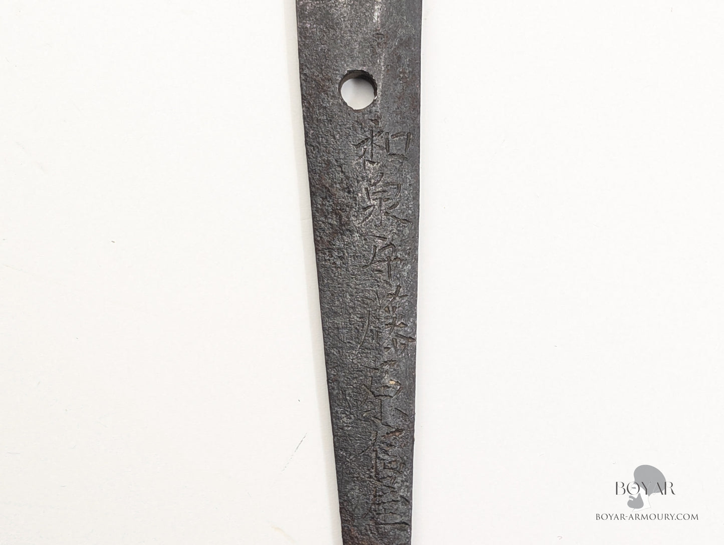 Japanese Sword with NBTHK Hozon Certificate, signed Izuminokami Fujiwara Nobuie