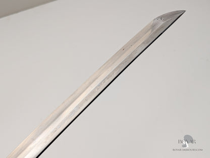 Japanese Sword with NBTHK Hozon Certificate, signed Izuminokami Fujiwara Nobuie