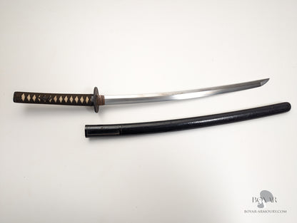 Japanese Sword with NBTHK Hozon Certificate, signed Izuminokami Fujiwara Nobuie