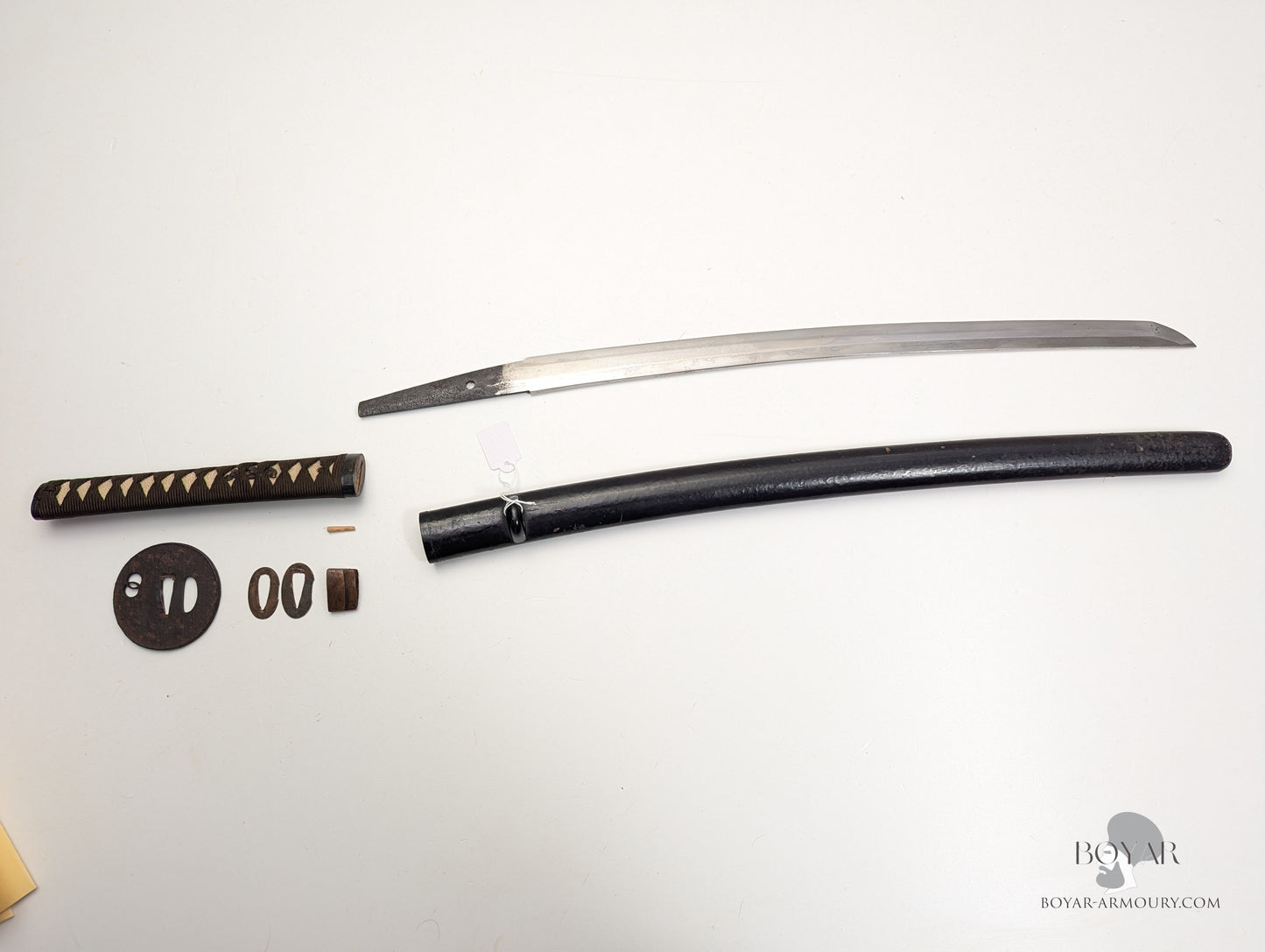 Japanese Sword with NBTHK Hozon Certificate, signed Izuminokami Fujiwara Nobuie