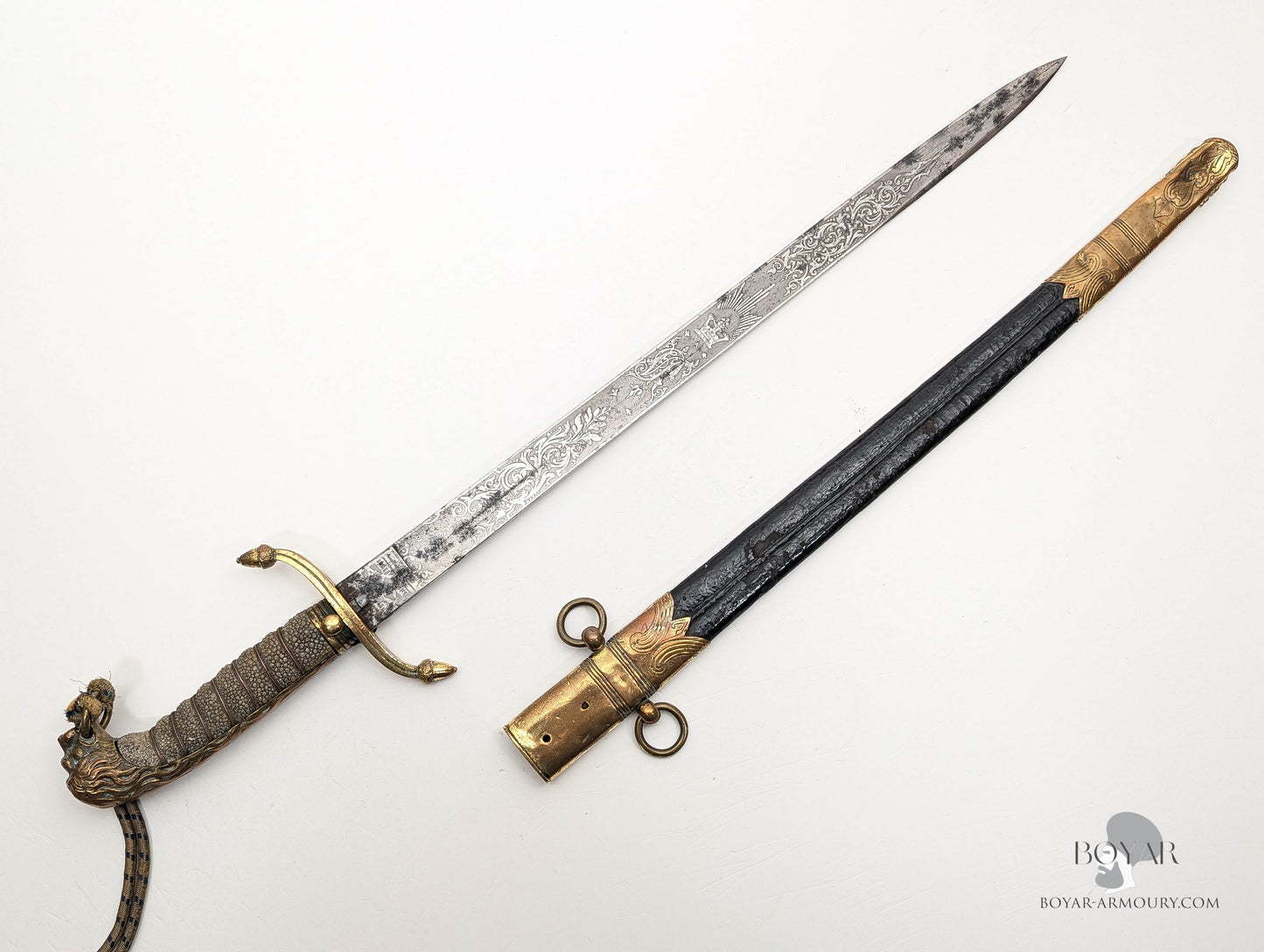 Victorian Royal Navy Midshipman's Dirk by Gieve