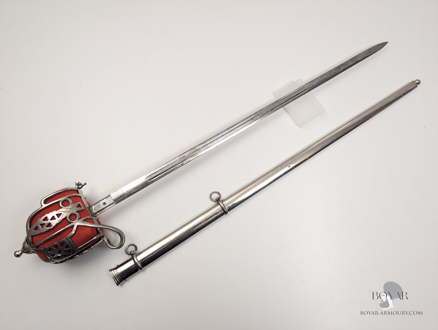 The Royal Scots Regiment Basket Hilted Sword, GVR