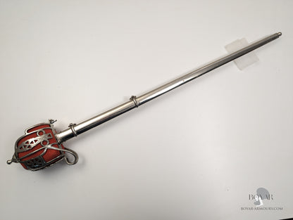 The Royal Scots Regiment Basket Hilted Sword, GVR