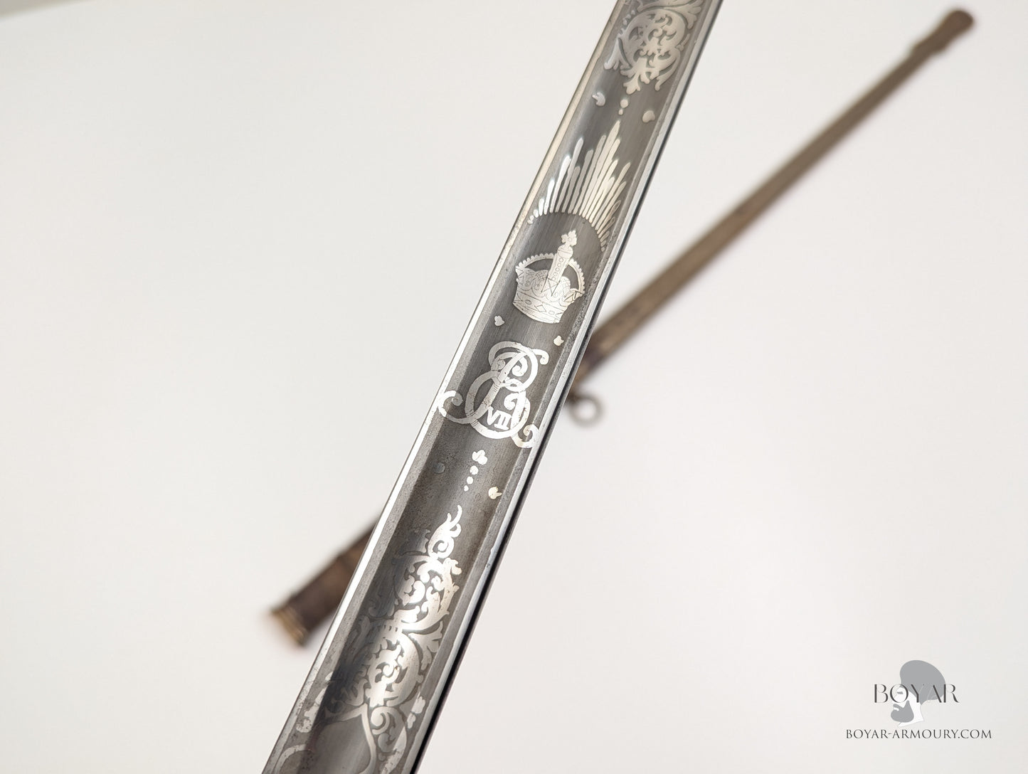 Roxburgh & Selkirk (The Border) Scottish Rifles Officer's Sword, Edward VII