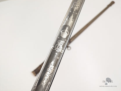 Roxburgh & Selkirk (The Border) Scottish Rifles Officer's Sword, Edward VII