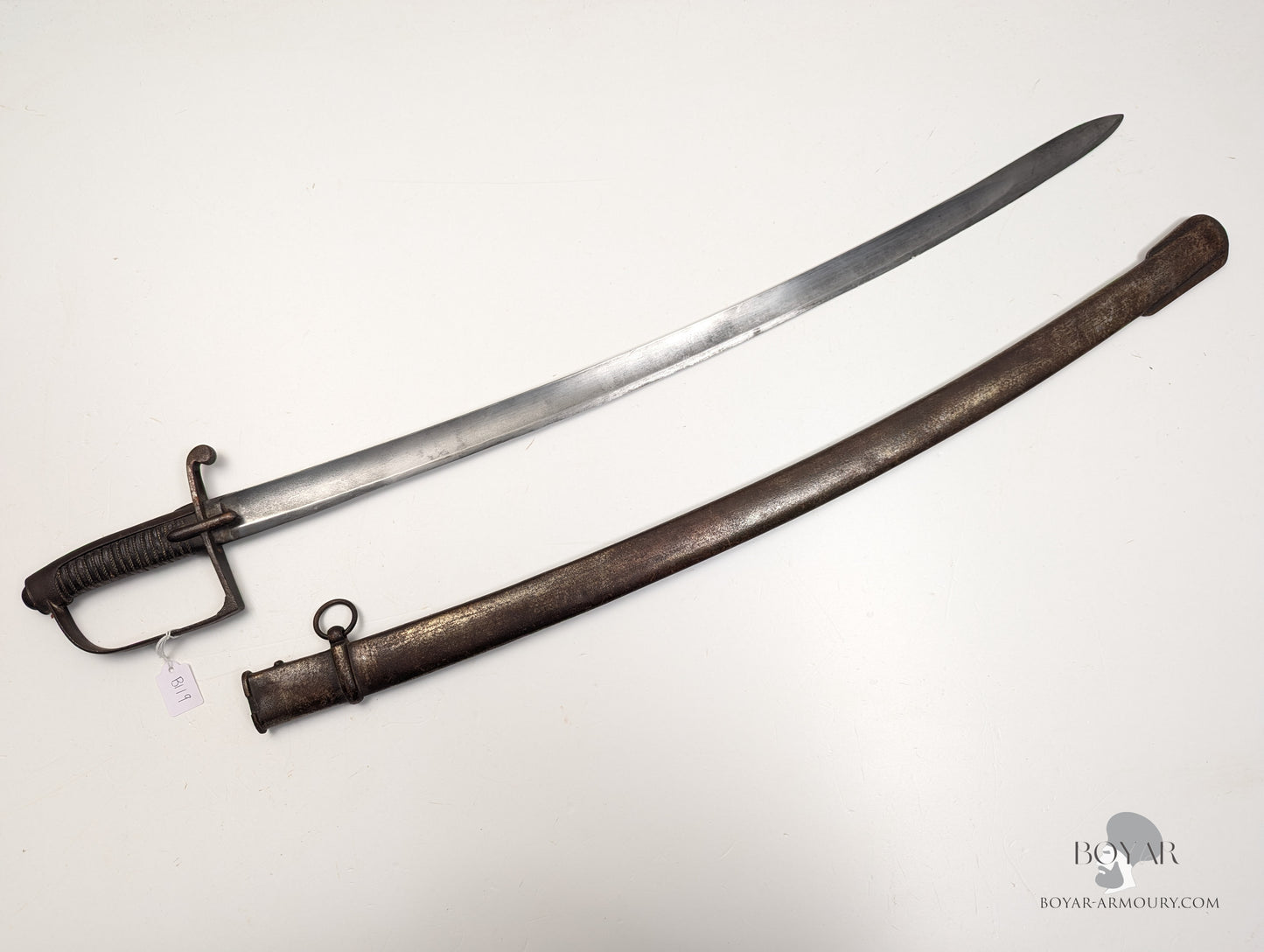 Italian Model 1833 Mounted Artillery Sabre
