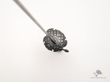 Silver Decorated Transitional Rapier, 18th Century