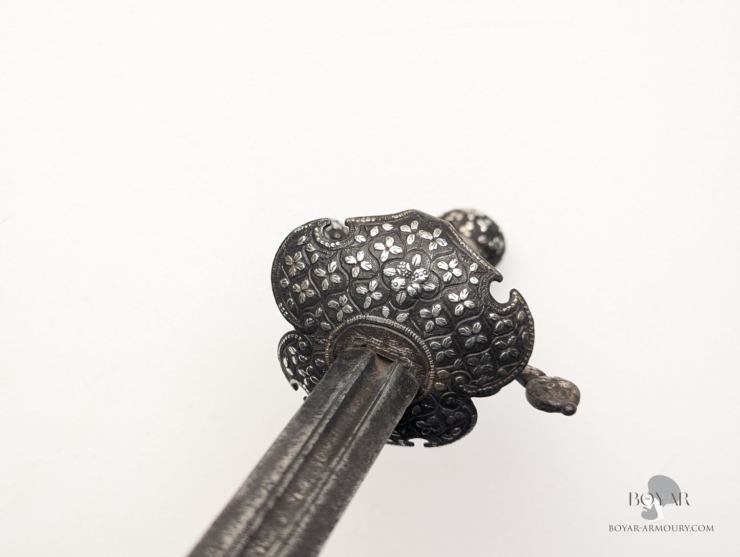 Silver Decorated Transitional Rapier, 18th Century