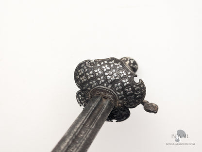 Silver Decorated Transitional Rapier, 18th Century