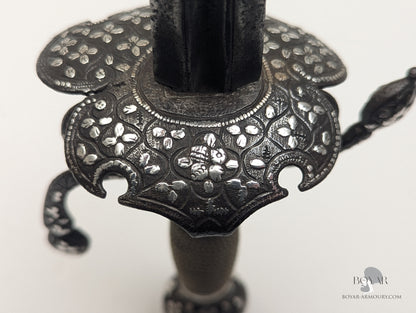 Silver Decorated Transitional Rapier, 18th Century