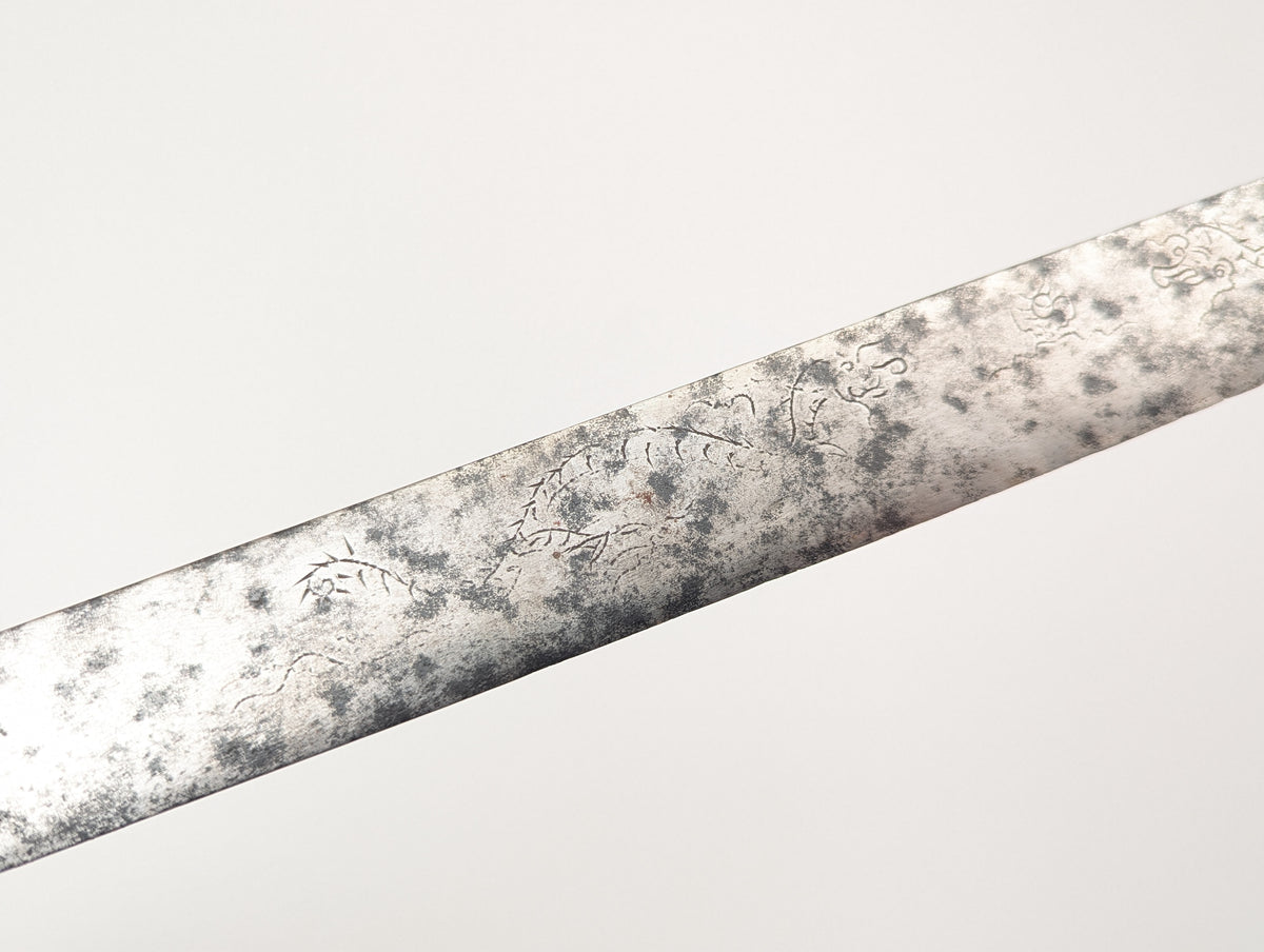 Vietnamese Sword, Etched