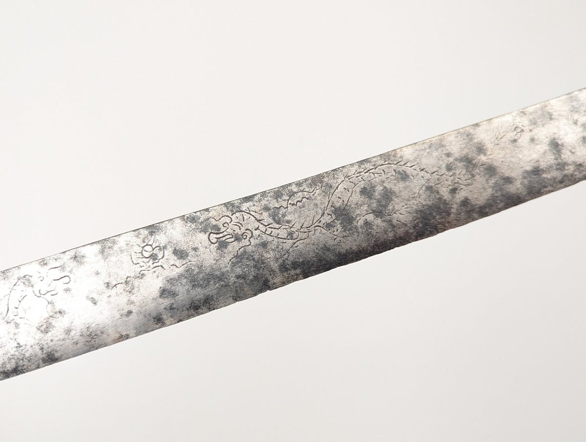 Vietnamese Sword, Etched