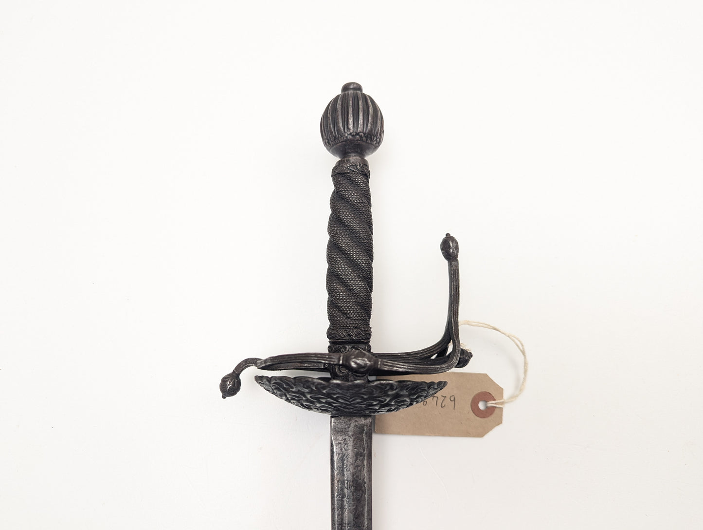 English Dish Hilt Rapier, 17th century