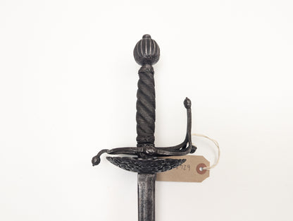 English Dish Hilt Rapier, 17th century