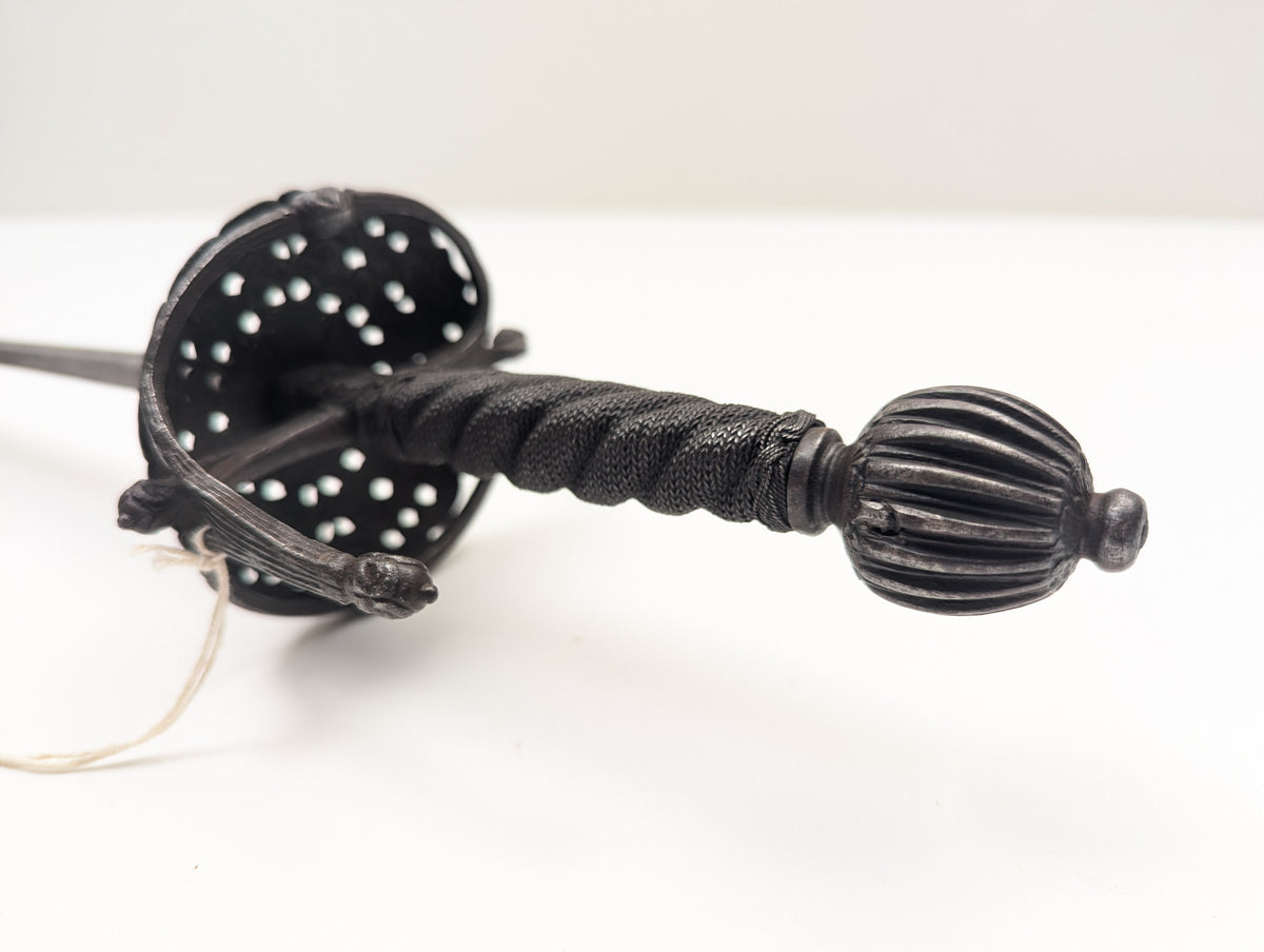 English Dish Hilt Rapier, 17th century