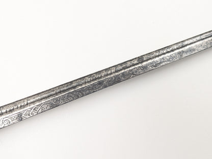 English Dish Hilt Rapier, 17th century