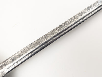 English Dish Hilt Rapier, 17th century