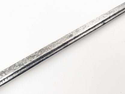 English Dish Hilt Rapier, 17th century