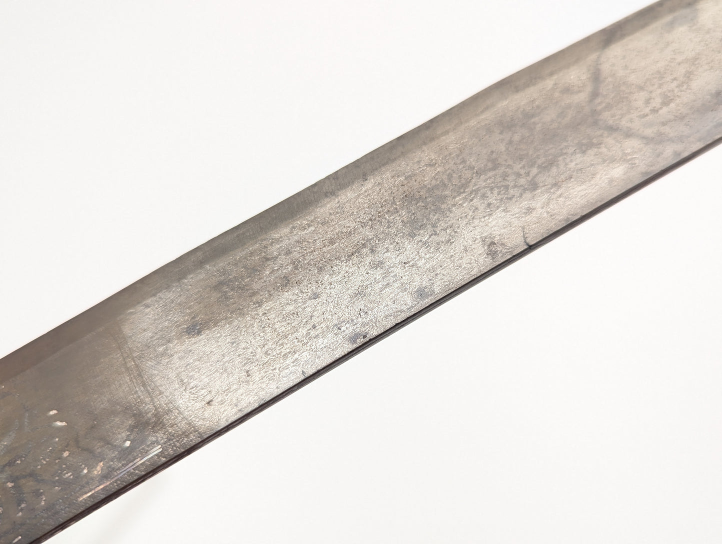 Silver Hilted Indian Tulwar, Wootz Blade