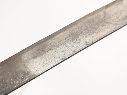 Silver Hilted Indian Tulwar, Wootz Blade