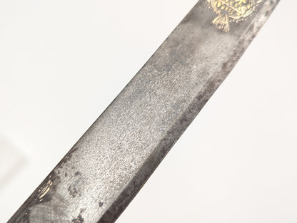 Silver Hilted Indian Tulwar, Wootz Blade