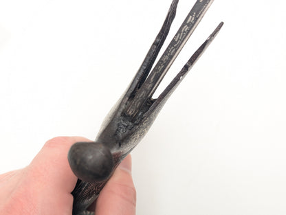 Silver Hilted Indian Tulwar, Wootz Blade