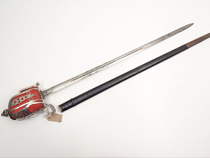 Scottish Basket Hilted Sword of Major-General Osborne Herbert Delano-Osborne