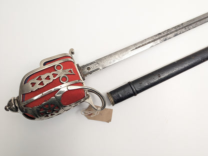 Scottish Basket Hilted Sword of Major-General Osborne Herbert Delano-Osborne