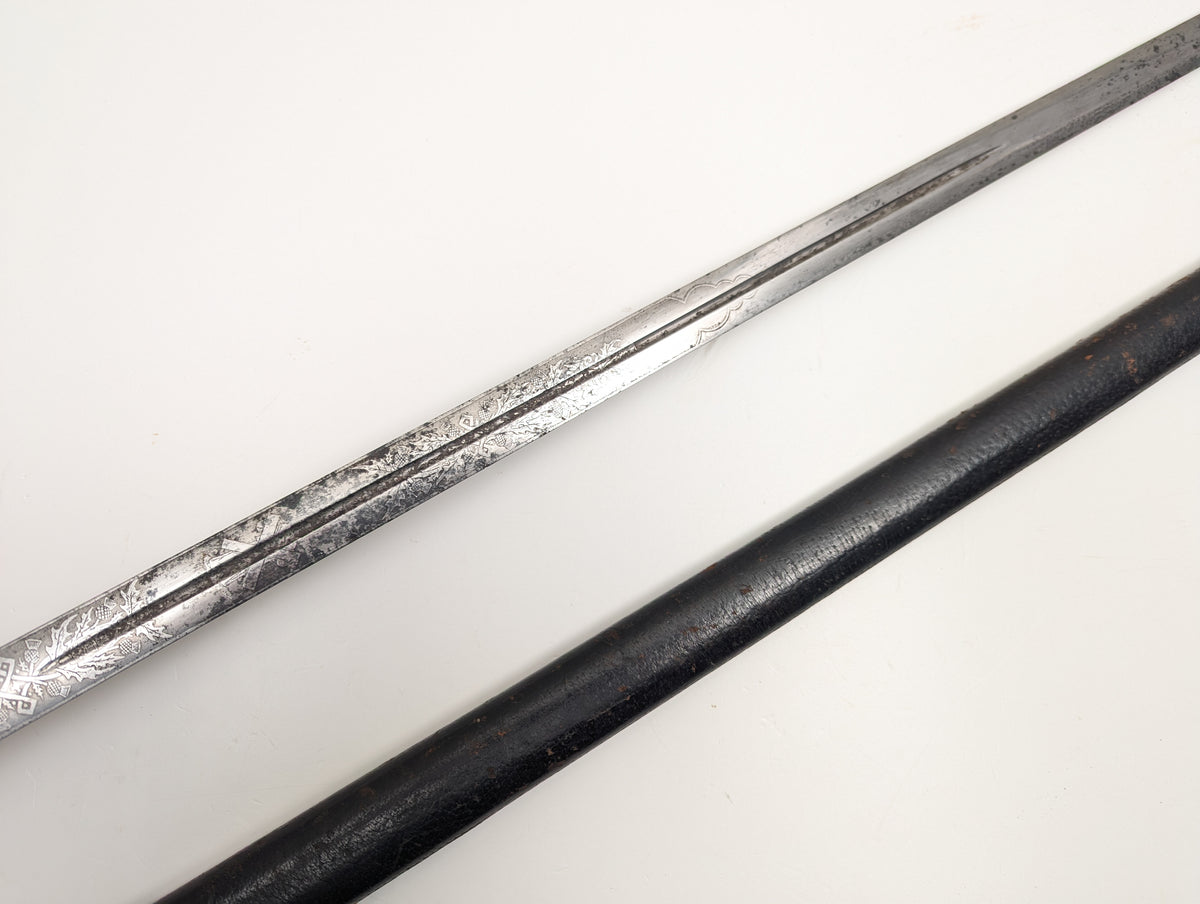 Scottish Basket Hilted Sword of Major-General Osborne Herbert Delano-Osborne