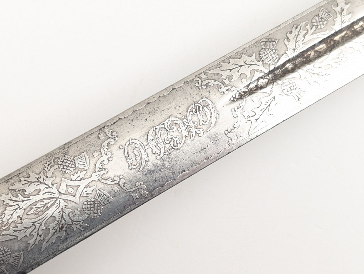 Scottish Basket Hilted Sword of Major-General Osborne Herbert Delano-Osborne