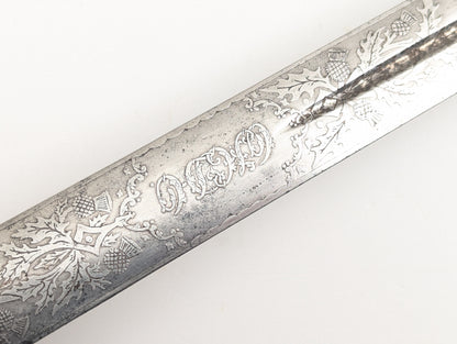 Scottish Basket Hilted Sword of Major-General Osborne Herbert Delano-Osborne