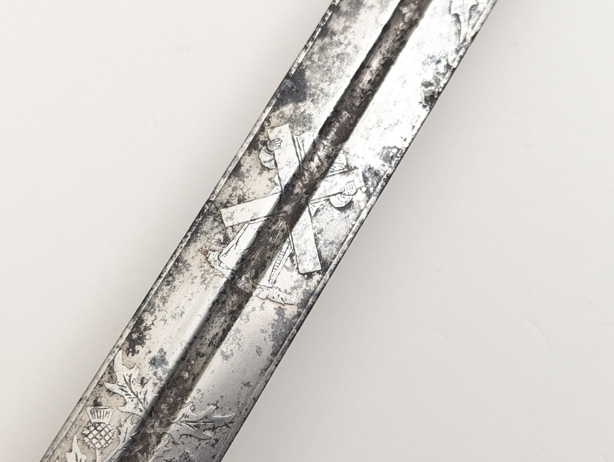 Scottish Basket Hilted Sword of Major-General Osborne Herbert Delano-Osborne